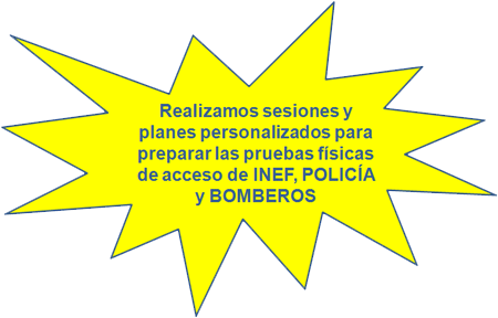 preparaci&oacute;n pruebas acceso inef polic&iacute;a bomberos